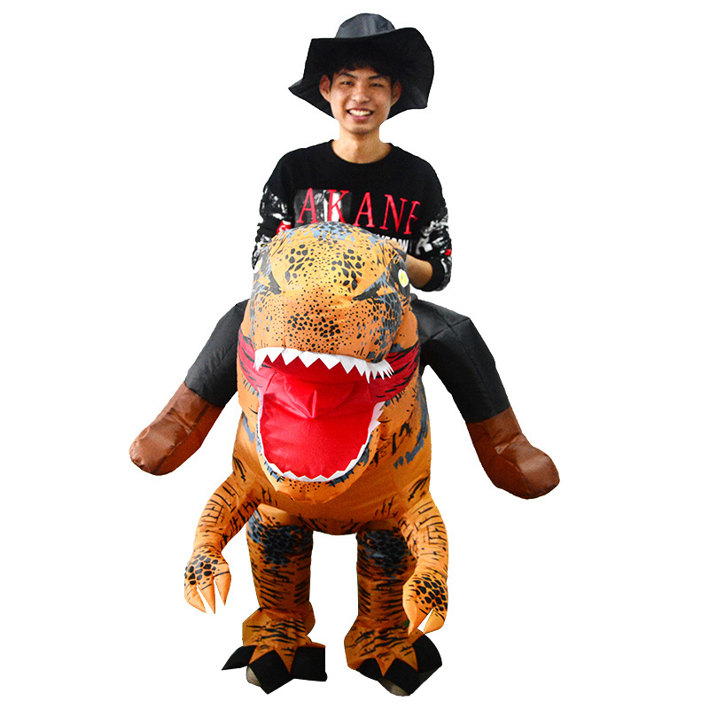 Outdoor Inflatables Dragon Pvc Animal Moving Dinosaur Costume Performance Prop Clothes