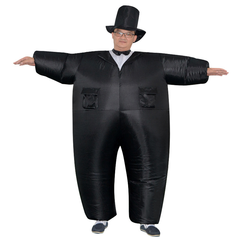 No Face Man Cosplay Inflatable Penis Costume