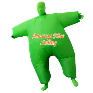 Inflatable Full Body Fat Suit Adult Funny Solid Color Blow-Up Costume Inflatable Costume