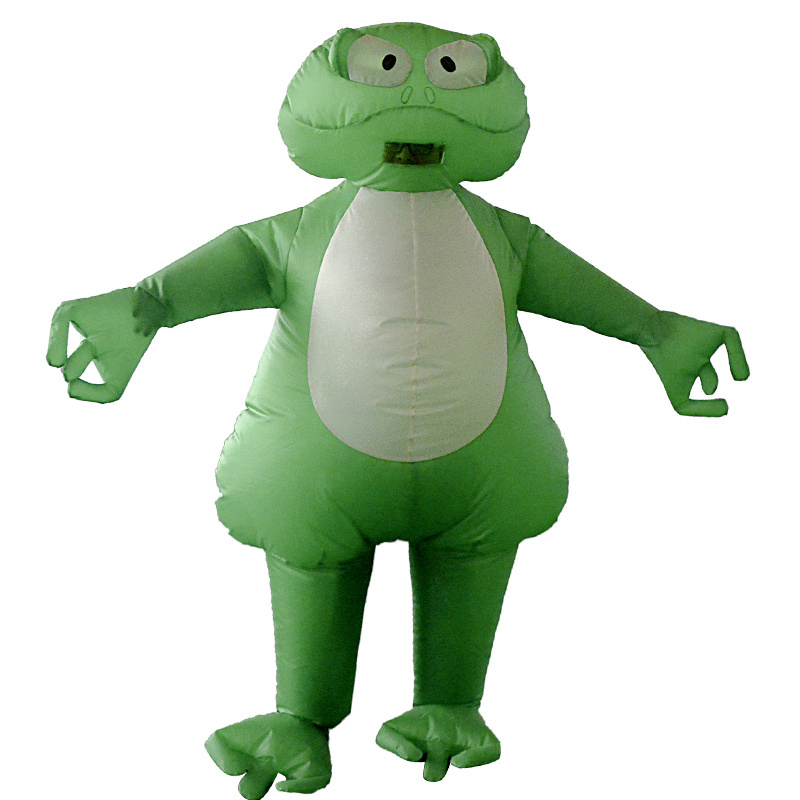 New Hot Selling Funny Green Inflatable Full Body Costume Adult Inflatable Frog Costume Christmas