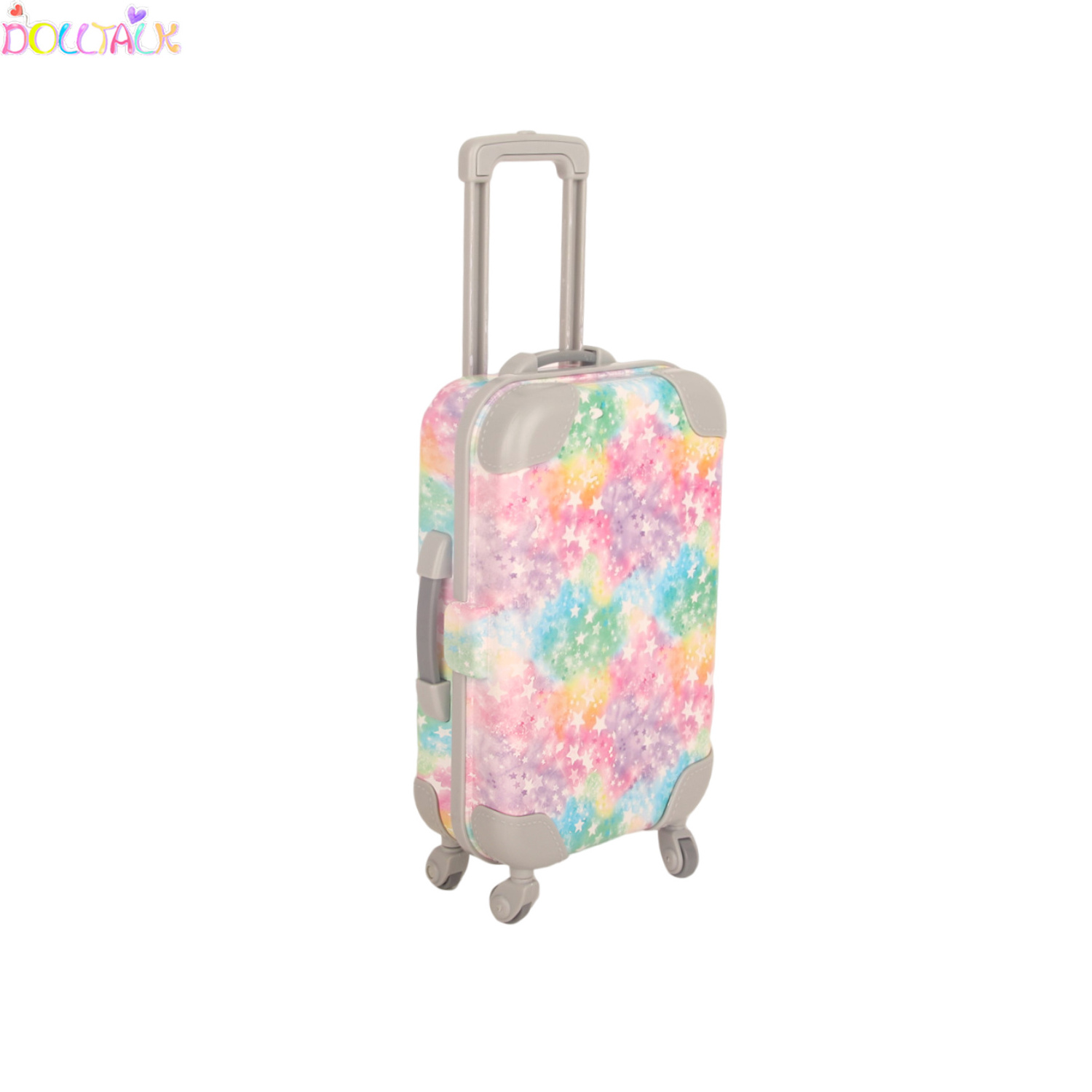 Wholesale Factory New Arrival Mini Suitcase 18 Inch American Doll Accessories Colorful Star Suitcase