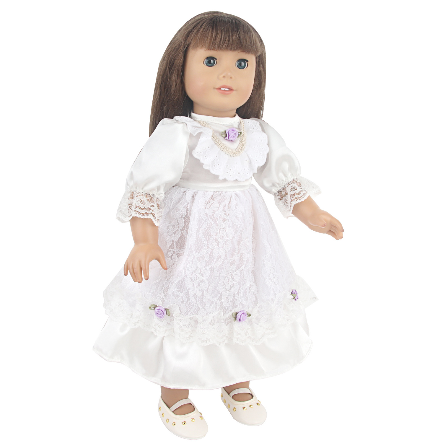 wholesale good quality  46 cm 18 inch girl doll baby reborn doll dress clothes for  girl dolls