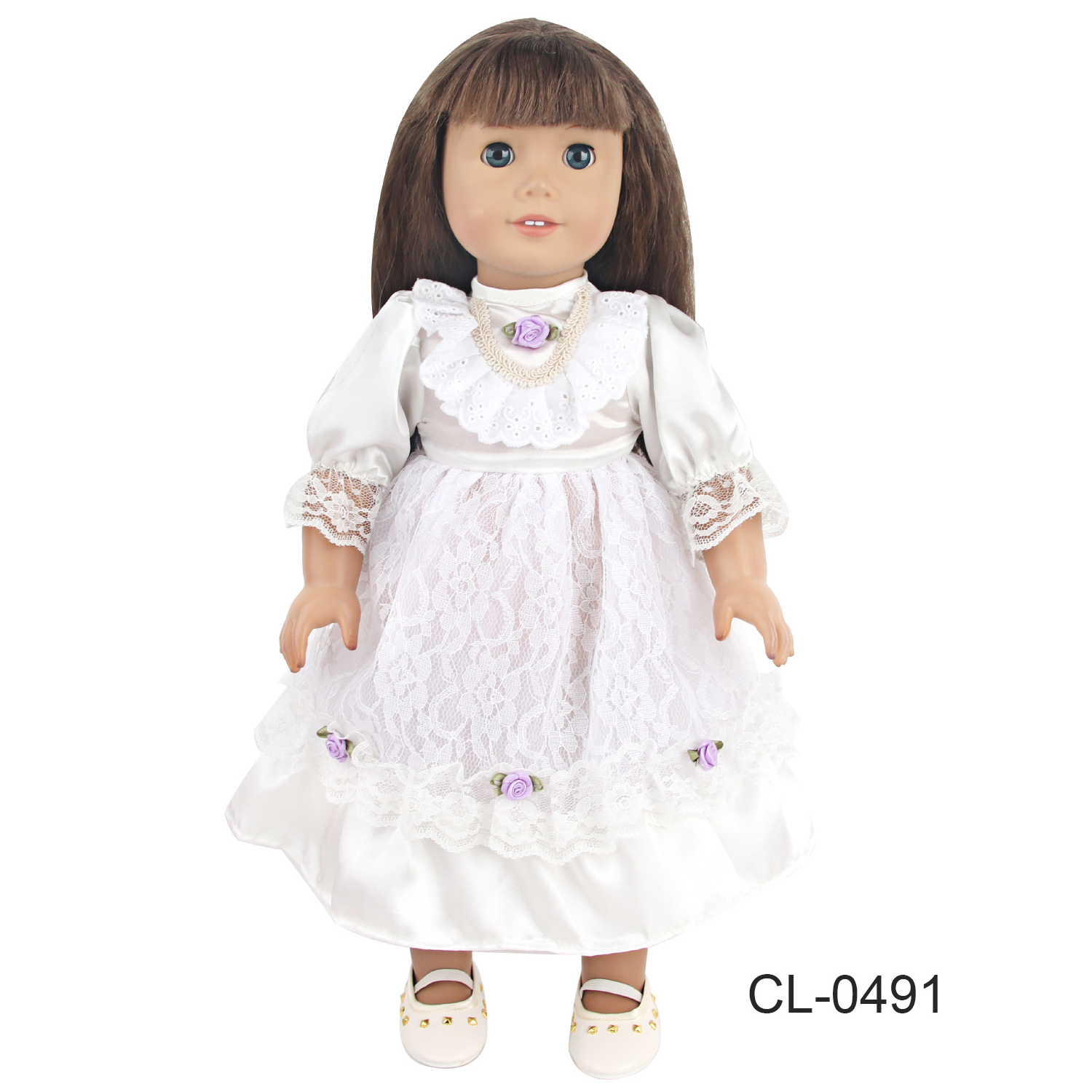 wholesale good quality  46 cm 18 inch girl doll baby reborn doll dress clothes for  girl dolls