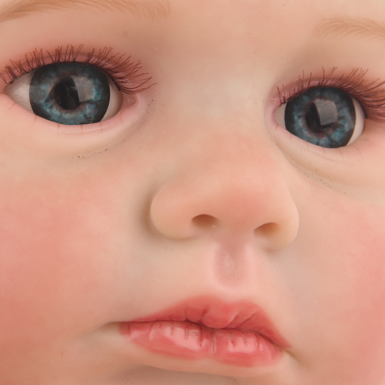 NPK Reborn Doll 42cm Cute Reborn Baby Doll Full Body Silicone Big Eyes Boy Doll Toy