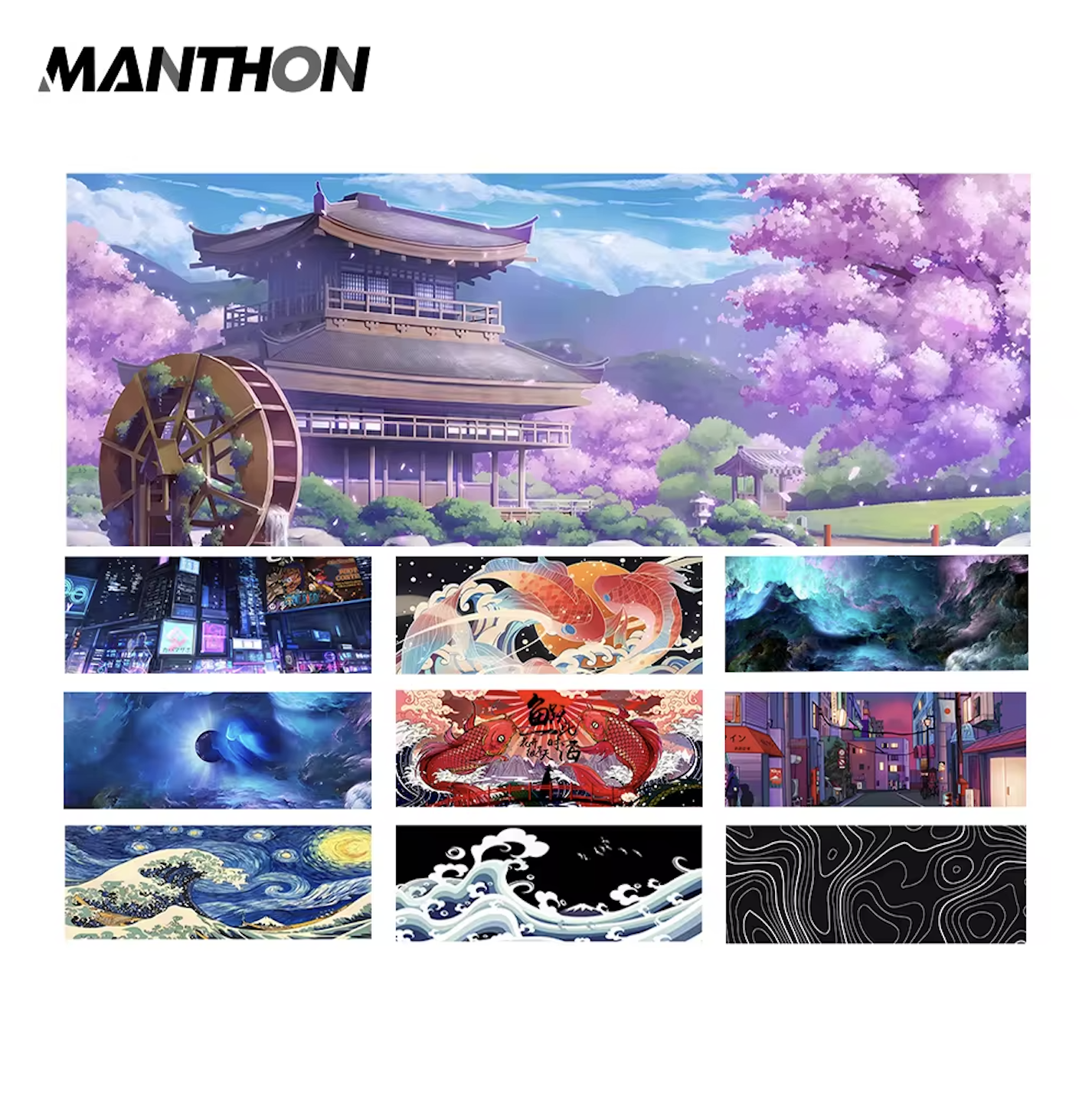 Wholesale 31.5 x 11.8inch/80cm*30cm Gaming Mouse Pad XL Desk Mat with 3mm Non-Slip Base Stitched Edge Mousepad Anime Mouse Pad