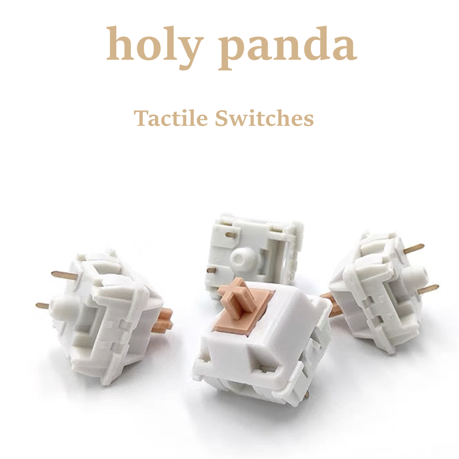 MMD V2 Holy Panda Tactile Switch 3 Pin 55g 62g POM Switch Custom Mechanical Keyboard Switches