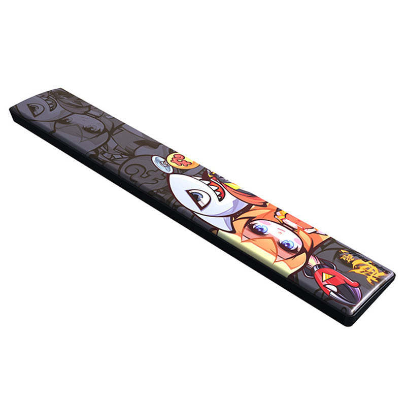 Ajazz Douyu Graffiti Leather Wrist Rest Pad Suitable for 104 Key Keyboard Wrist Rest Pad