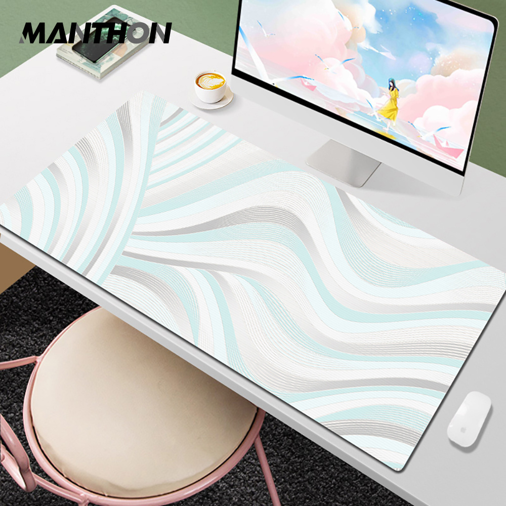 Wholesale 31.5 x 11.8inch/80cm*30cm Gaming Mouse Pad XL Desk Mat with 3mm Non-Slip Base Stitched Edge Mousepad Anime Mouse Pad