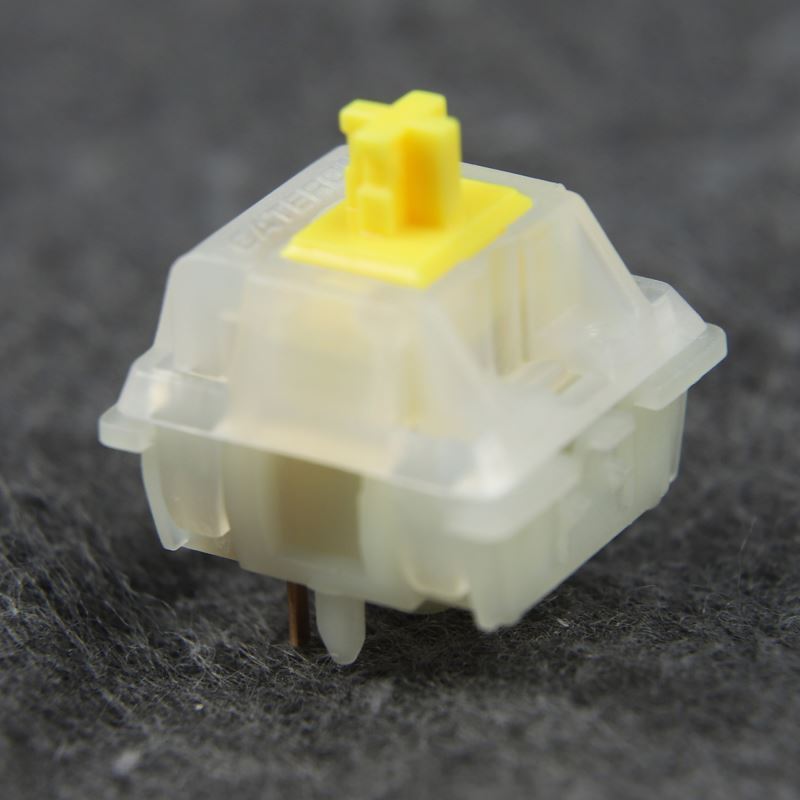 35 Pcs/Box Gateron Yellow Pro Switches SMD Factory Pre-lubed Series Linear Feel RGB Yellow Red Brown Switches