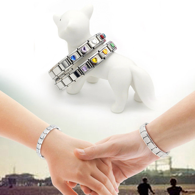 Hot Sale Wholesale Stainless Steel italian charm bracelet