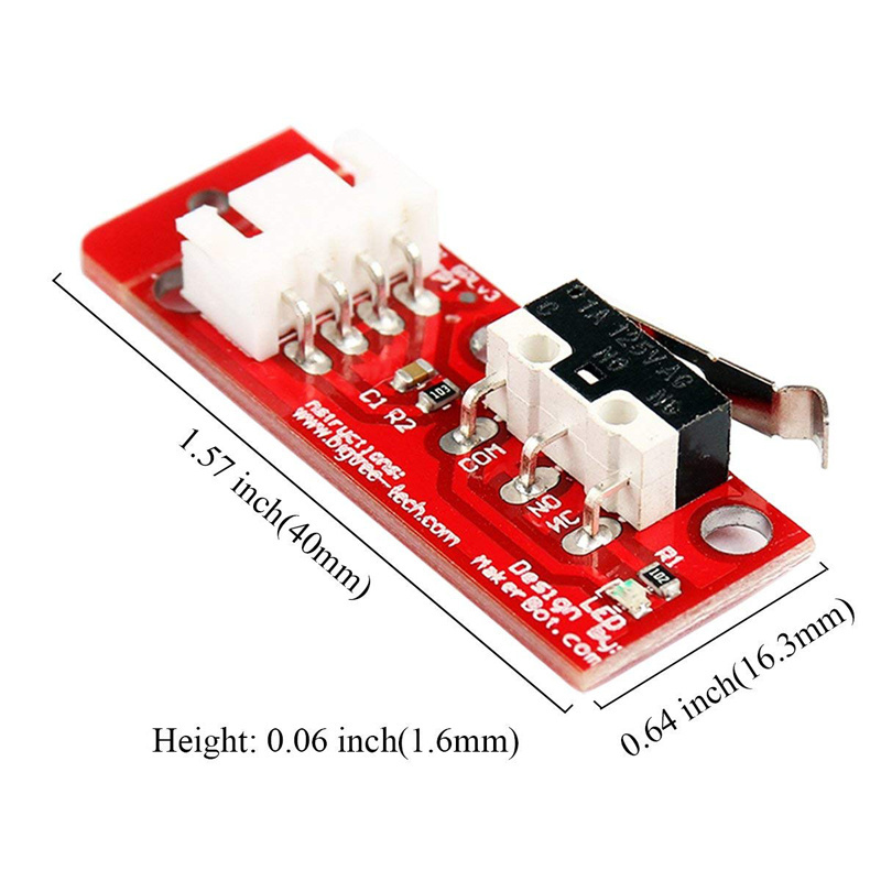 Mechanical Endstop 3D Printer Ramps 1.4 Control Board Part Switch Limit Switch with 3 Pin 70cm Connecting Cable For 3D Printer