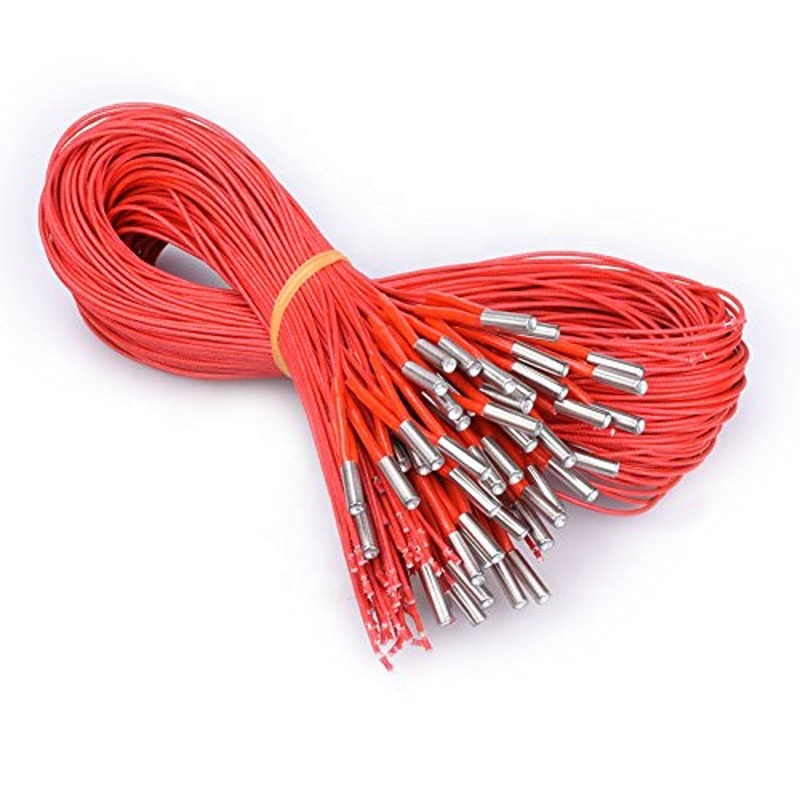 12V 40W/24V 40W Ceramic Cartridge Heater 6mm*20mm For Extruder 3D Printers Parts Heating Tube Heat 1M 1.5M Extrusion Part