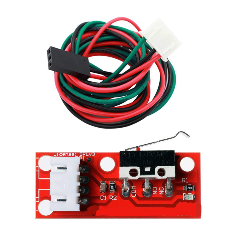 Mechanical Endstop 3D Printer Ramps 1.4 Control Board Part Switch Limit Switch with 3 Pin 70cm Connecting Cable For 3D Printer