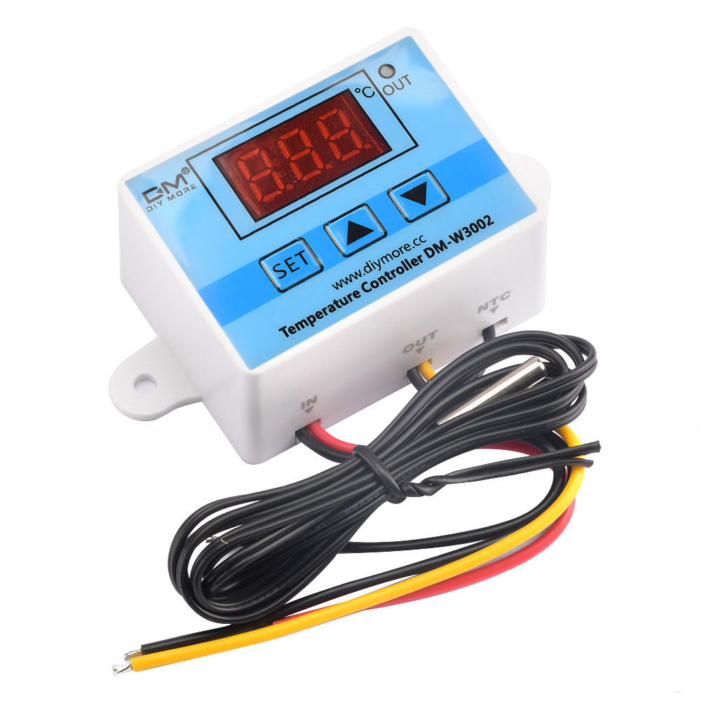 XH-W3002 W3002 DC 12V 24V AC 110V-220V 10A Digital LED Temperature Controller Thermostat Control Switch With Probe Sensor