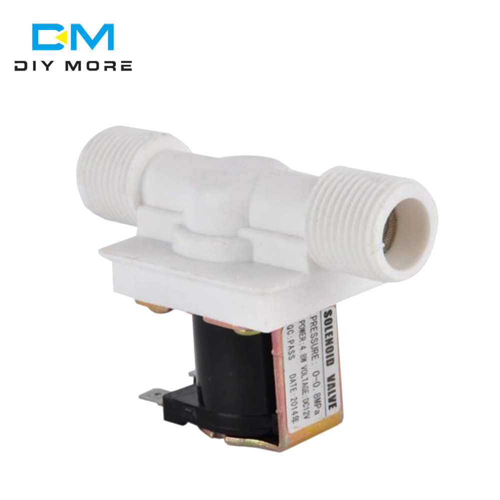 Electric Solenoid Pulse Valve Water Air Electric Magnetic Pulse Solenoid Valve DC 12V N/C Water Air Inlet Flow Switch AC 220V