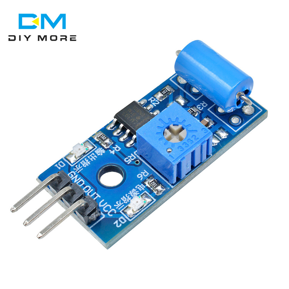 LM393 Mini Tilt Angle Sensor Control Module DC 3.3V 5V Tilt Sensing Probe Signal Detection Mercury Switch for Arduino Raspberry