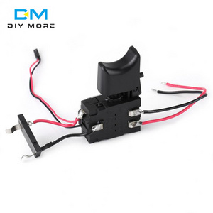 DC 7.2 V-24 V 12V 16A Lithium Battery Electric Drill Speed Controller Trigger Switch Push Button With Light Indicator