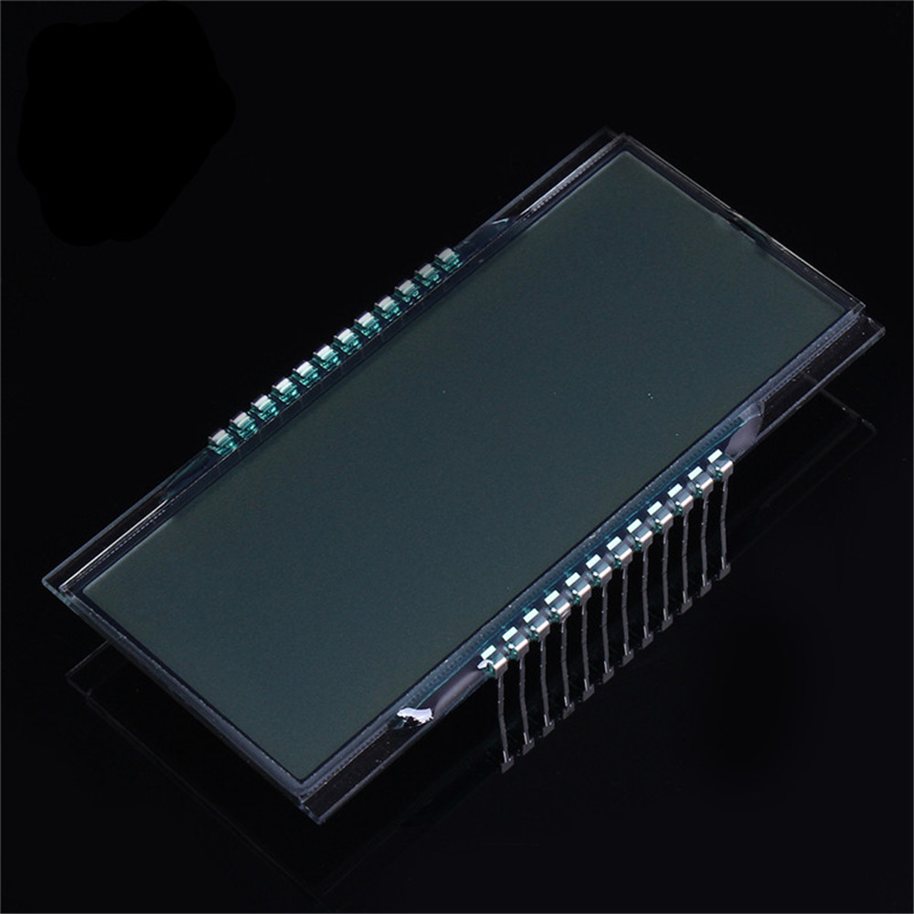 3.3V 1/4 Duty GDC03849 Double Row Segment Temperature Humidity LCD Display