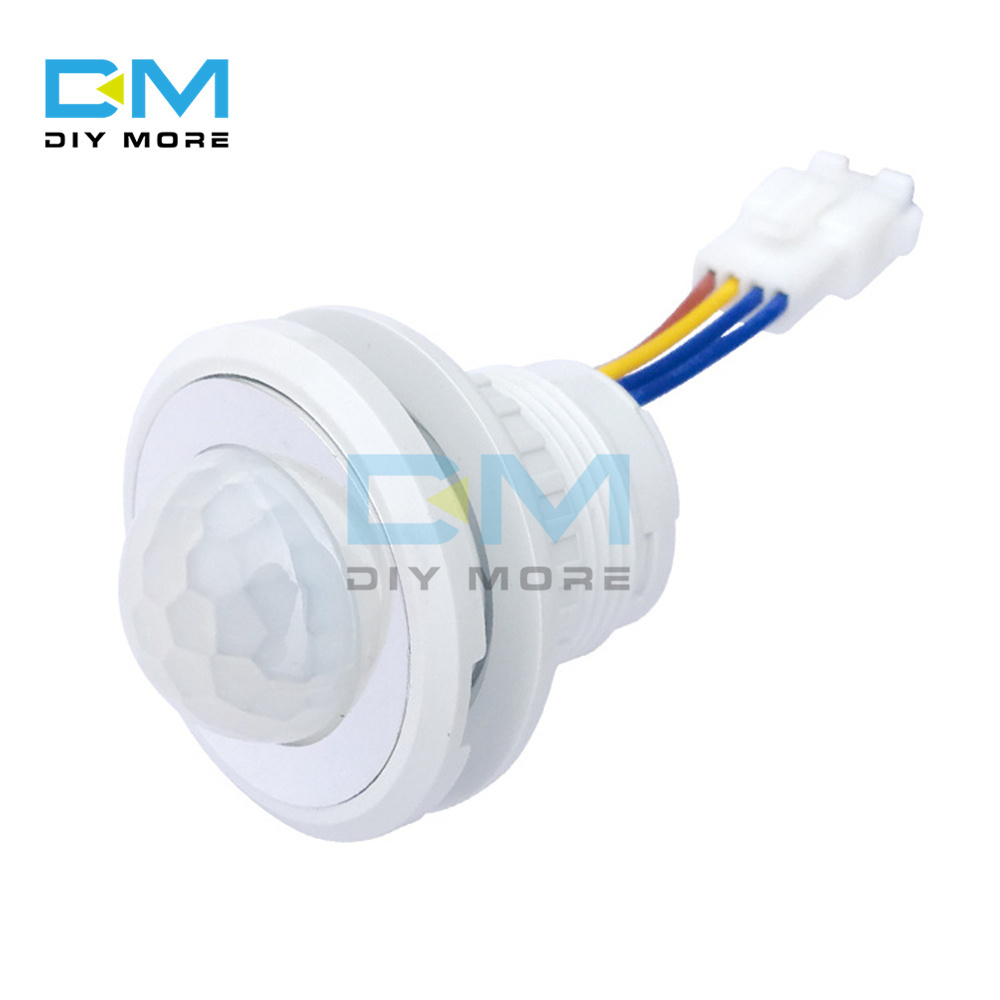 AC 85-265V LED PIR Infrared Motion Sensor Switch Light Time Delay Adjustable Human Detector For Corridor/Bathroom