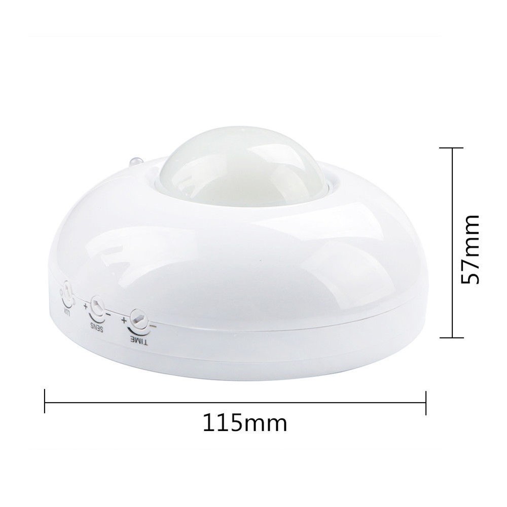 Newest Arrival LED Motion Sensor 110V 220V Automatic Infrared PIR Infrared Detector 360 Degree Time-Delay Motion Sensor Switch