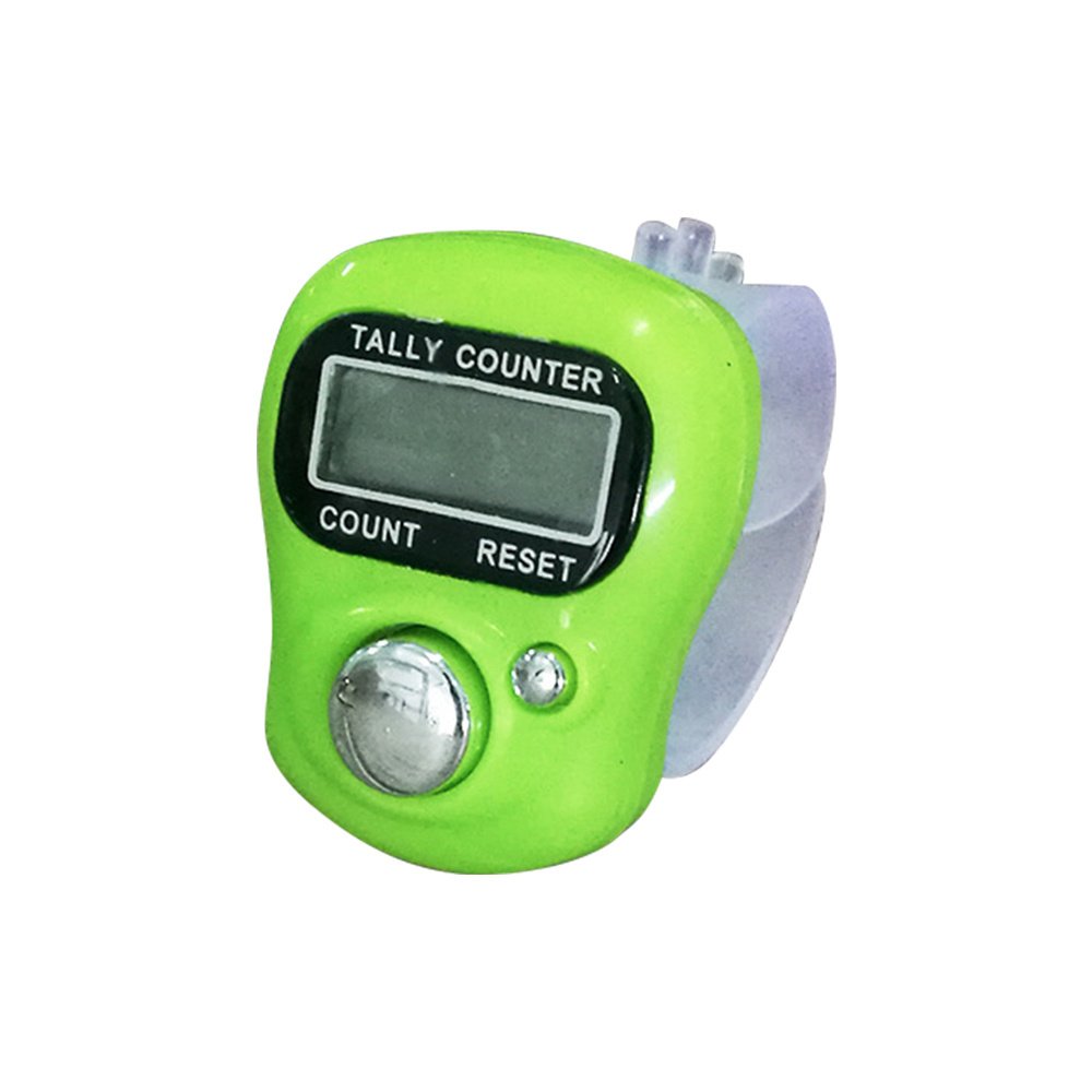 Electronic Digital Finger Ring Tally Counter Hand Held Knitting Row Counter Clicker NEW Mini Point Marker Counter LCD