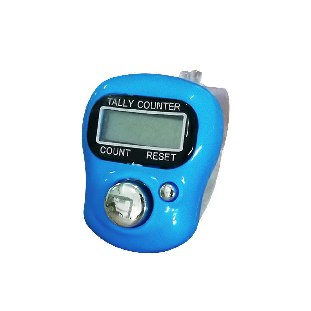 Electronic Digital Finger Ring Tally Counter Hand Held Knitting Row Counter Clicker NEW Mini Point Marker Counter LCD