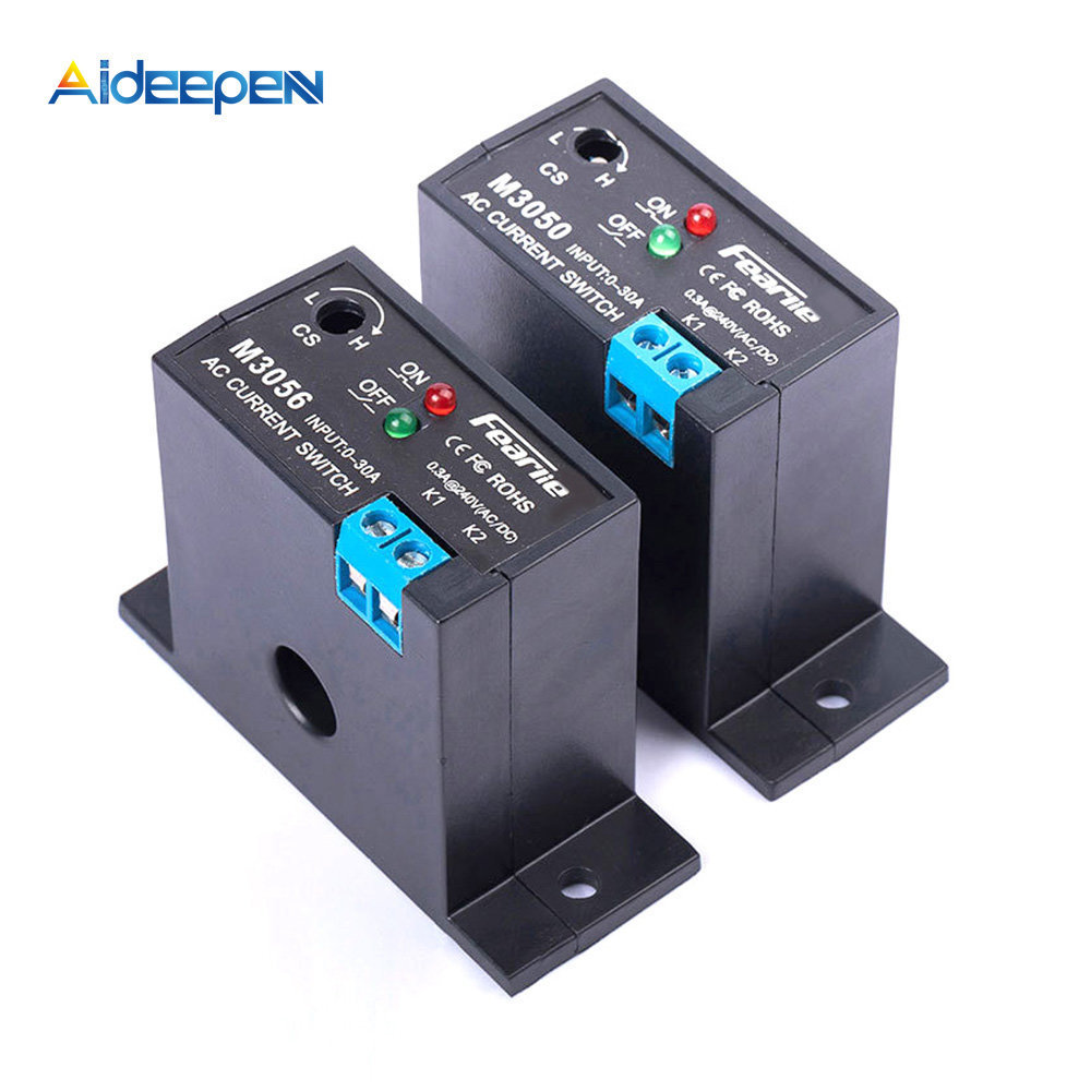 M3076 M3086 Current Detection Switch Induction Relay Switch Alarm Transformer Control Current Sensing Switch Detection Module