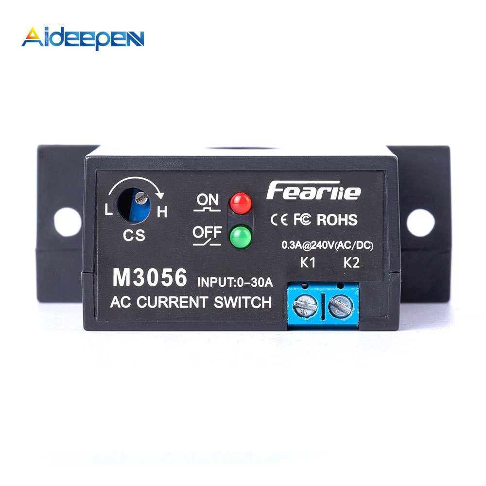 M3076 M3086 Current Detection Switch Induction Relay Switch Alarm Transformer Control Current Sensing Switch Detection Module