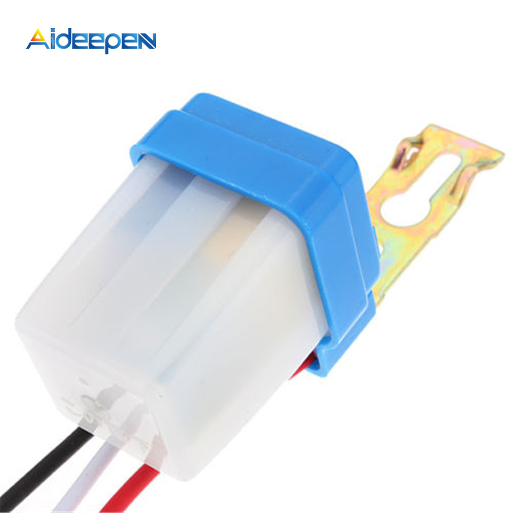 AS-10 12V 24V AC220V 10A  Auto On Off Photocell Street Light Photoswitch Sensor Switch