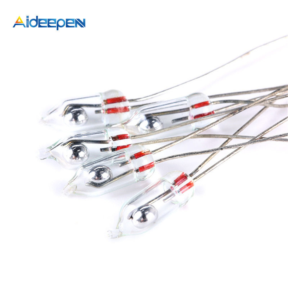 10Pcs/lot 3MM 5MM Tilt Switch Glass Unidirectional Tilt Switch Electric Induction Switch for Vibration Sensitive Element