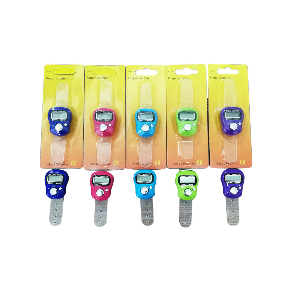 thumbnail image 2 of 5-Digit Finger Tally Counter - Knitting Row Counter With Adjustable Strap 2 of 10
