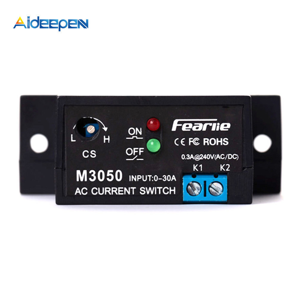 M3076 M3086 Current Detection Switch Induction Relay Switch Alarm Transformer Control Current Sensing Switch Detection Module