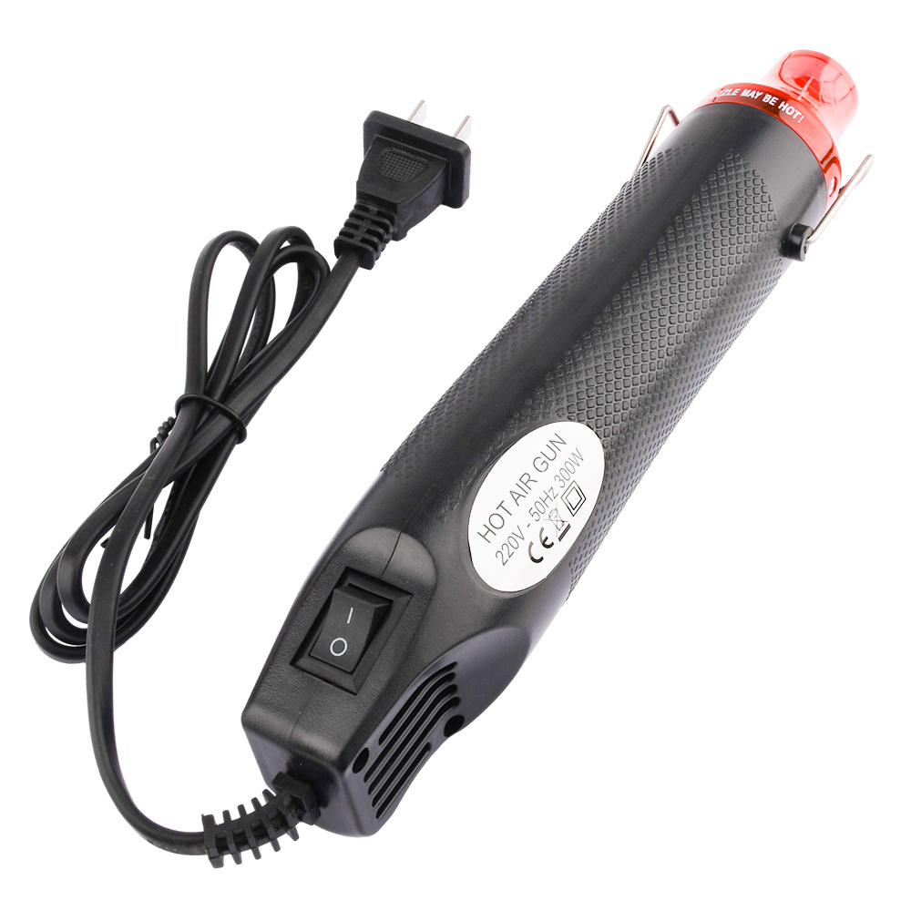 DIY tool heat gun 1pc 220V Using Heat Gun Electric Power Tool Hot Air 300W Temperature Gun with Supporting Seat Shrink