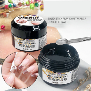 5ml Solid Nail Tips Gel/Polish Viscose/Diamond Gel No-Flowing Modeling Glue DIY Fake Tip Patch Glue Fast Stick Nail Tips Glue