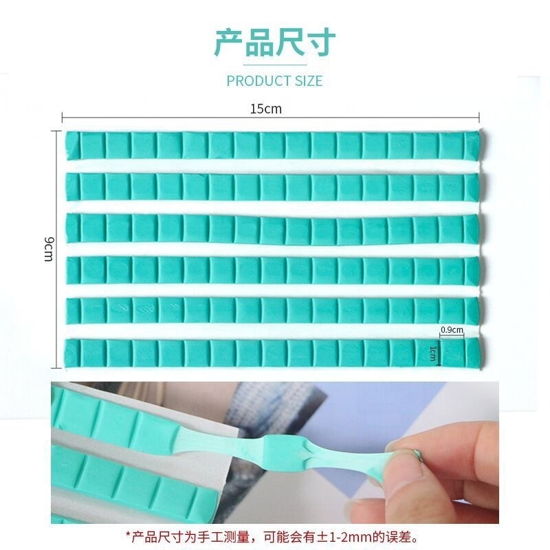 Green Pink Multifunctional Adhesive Glue Clay For Gel Polish Tips Holder False Nails Plasticine Manicure Super sticky Nail Tools