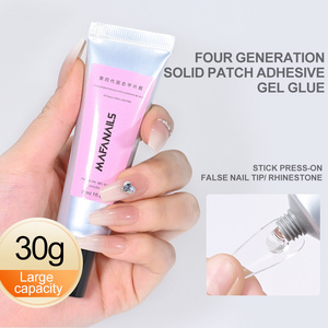 30g Soft Nail Tips Gel Soak Off Gel Glue Used To Quick Paste Fake Tips and Rhinestones UV Jelly Polish Nail Art Tools