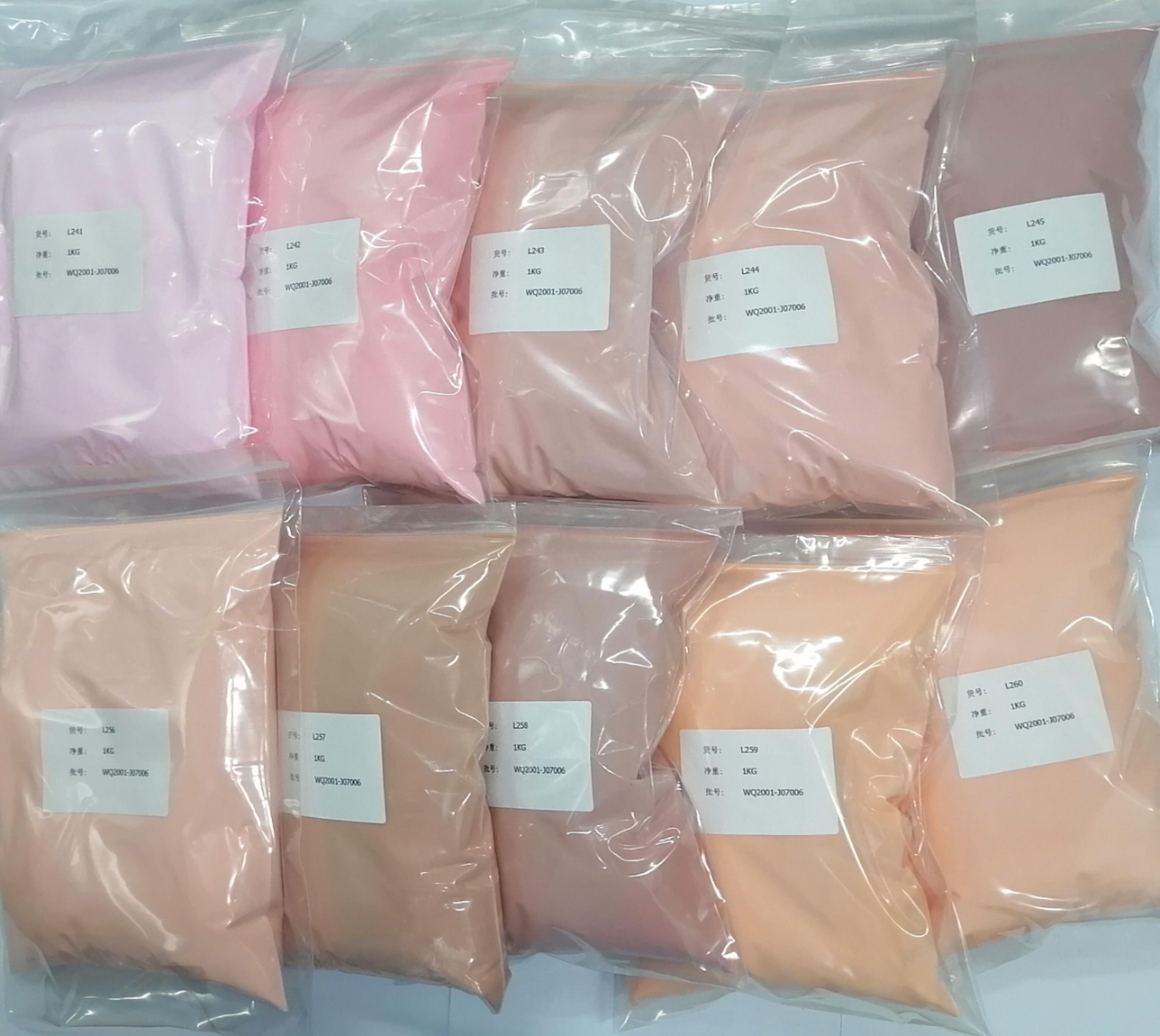 1000G/BAG PINK Bulk Nail Acrylic Powder FD2020072201 Acrylic Powder For Nails 3 In 1 Extension/Dipping/Engraving Acrylic Powder