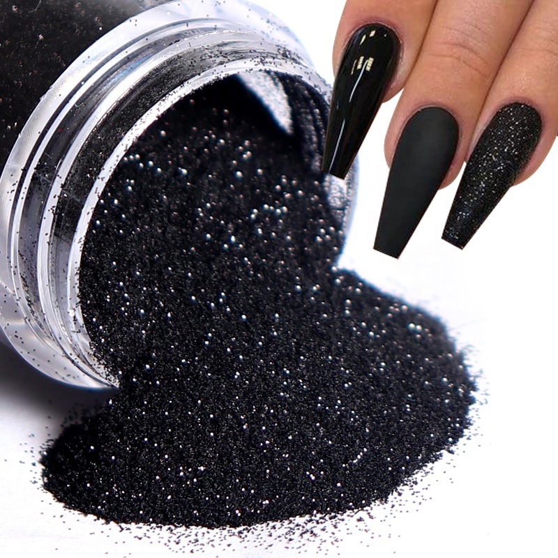 10ml Shiny Sugar Nail Glitter Powder For Manicure Flock Powder Nail Art Decorations Sweater Yarn White Snow Candy Dust Powder