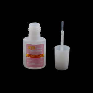 10g Nail Glue with Brush Fast Drying Glue for False Nail Tips Acrylic Nails Rhinestones Decorations Easy Application