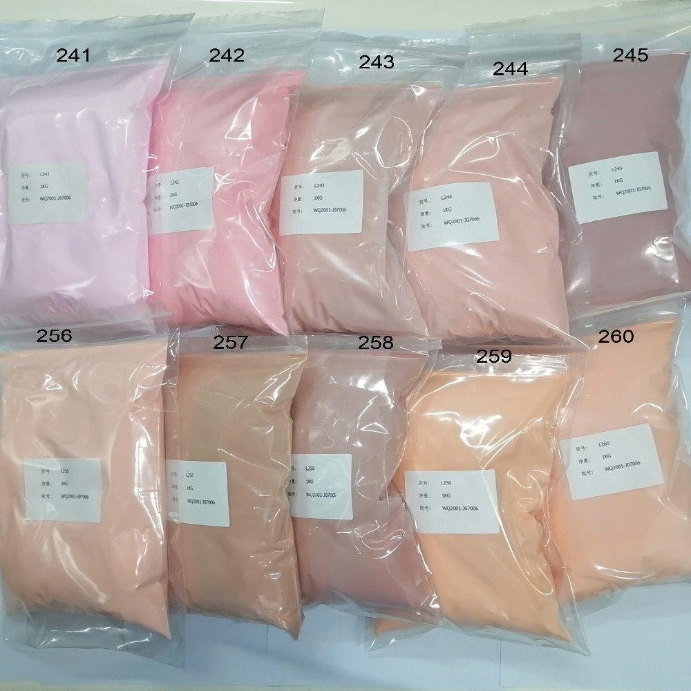 1000G/BAG PINK Bulk Nail Acrylic Powder FD2020072201 Acrylic Powder For Nails 3 In 1 Extension/Dipping/Engraving Acrylic Powder