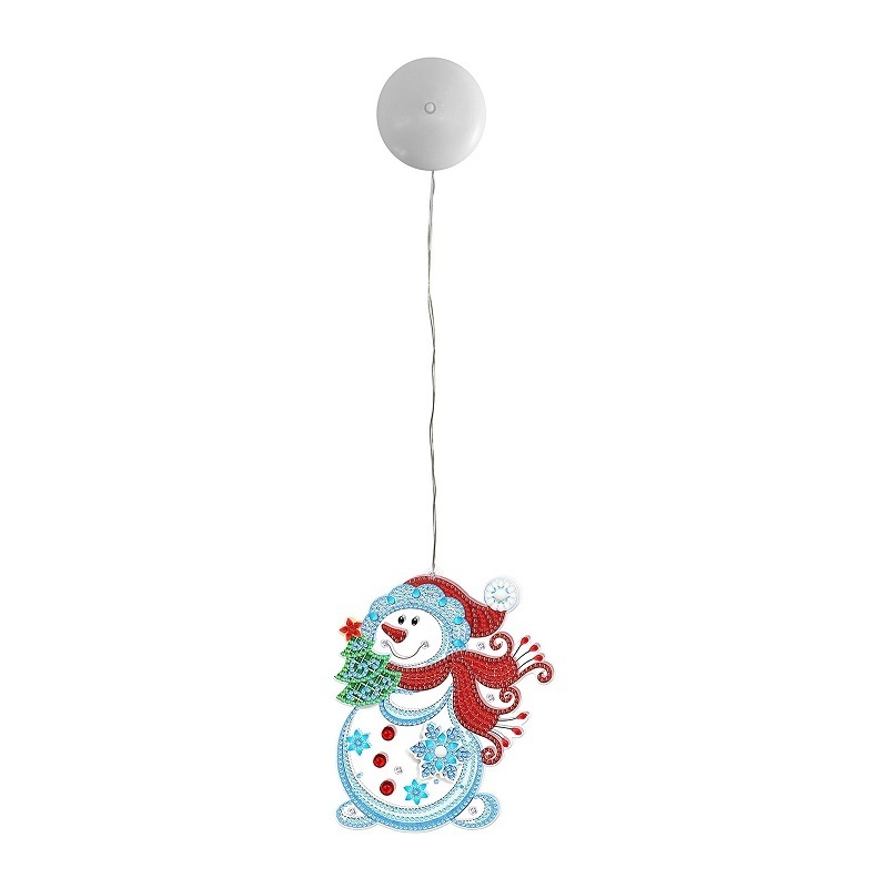 2023 Christmas decoration supplies light snowman shape DIY Diamond Painting Modeling Lights  for Outdoor Party home decor