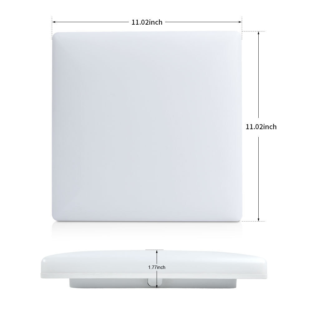 LED Ceiling Light 20 W, 3000 K/4000 K/6000 K Adjustable Ceiling Light LED Panel, Diameter 29.3 cm Kitchen Lamp 2400 lm