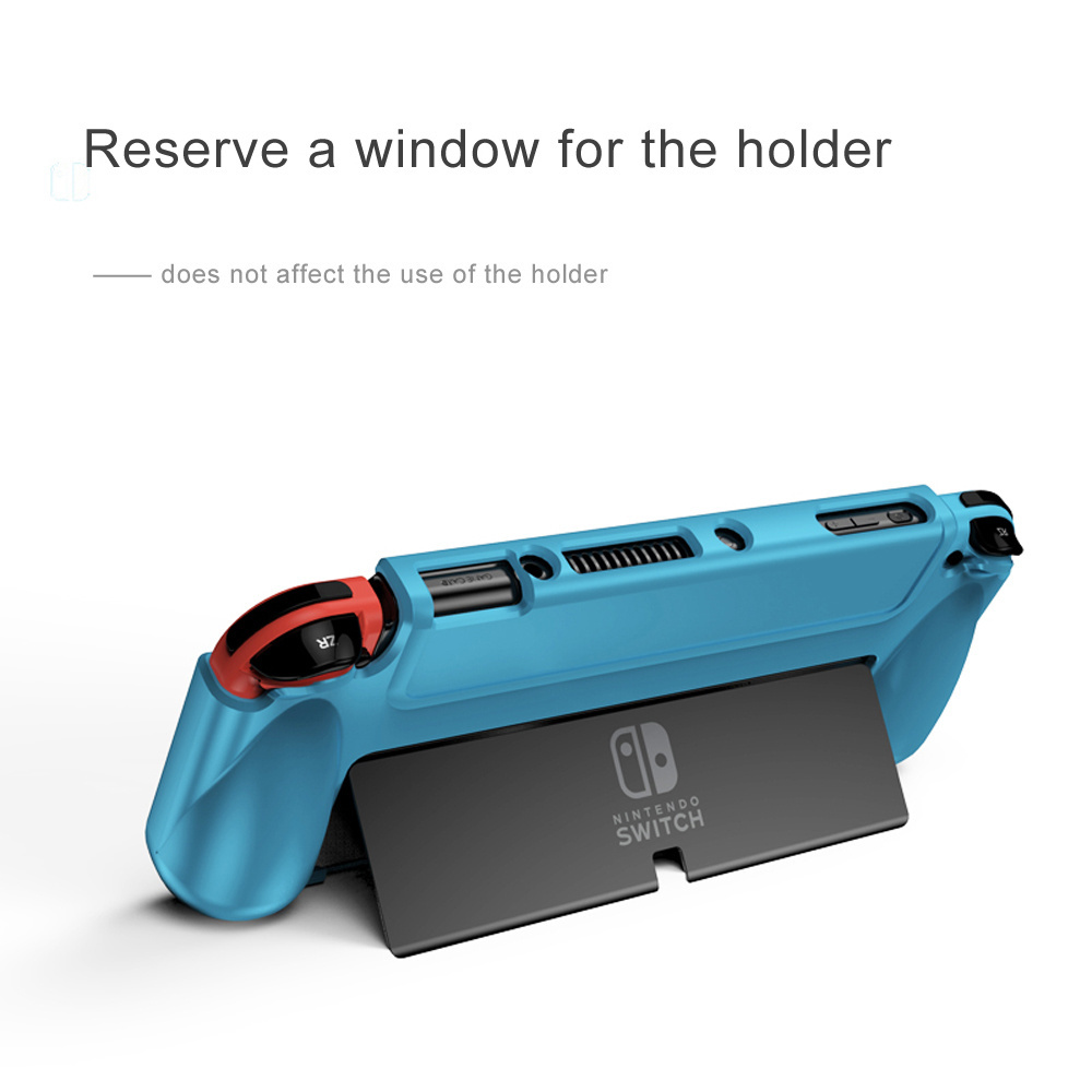 Shockproof TPU Case For Nintendo Switch OLED Silicone Back Cover Switch OLED NS OLED Gaming Protective Shell