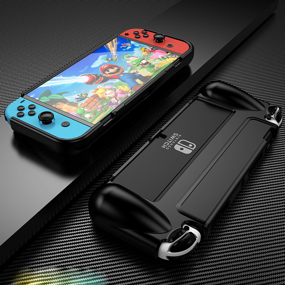 Shockproof TPU Case For Nintendo Switch OLED Silicone Back Cover Switch OLED NS OLED Gaming Protective Shell