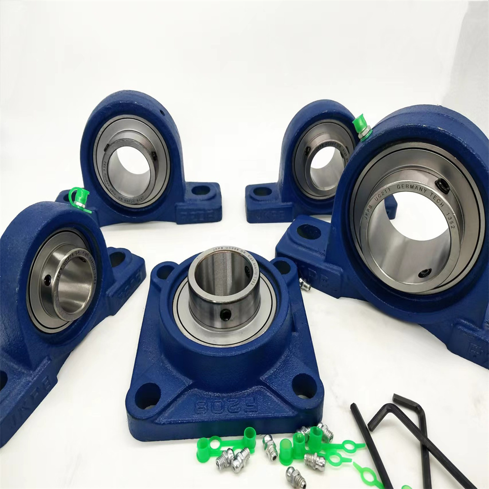 Stainless Steel Pillow Block Bearing SUCF205 Four-Blot Flange Plastic Housing seat F205