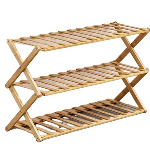 Bamboo Home Furniture Bedroom Furniture Shoe Rack Living Room Furniture DIY Home Hotel 3-tier Shoes Rack,bamboo Modern Folding