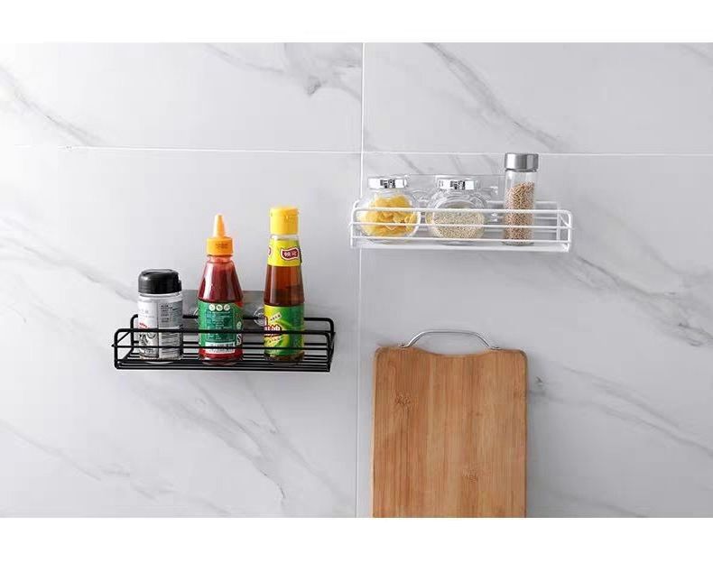 Shower Caddy Basket Shelf Caddy Organizer with Adhesive No Drilling Metal Wall Mounted Rustproof Basket