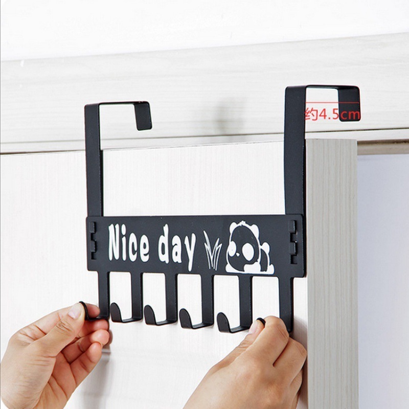 Factory Hot Sell Metal Hook Hanger Punch-free Detachable Wall Mount Coat Rack