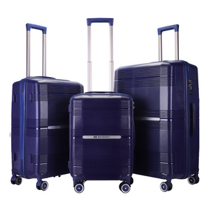 DIZHEN 20"/24"/28" Inch PP Material Luggage Bag Travel Exclusive Suitcase With The Removable Wheel