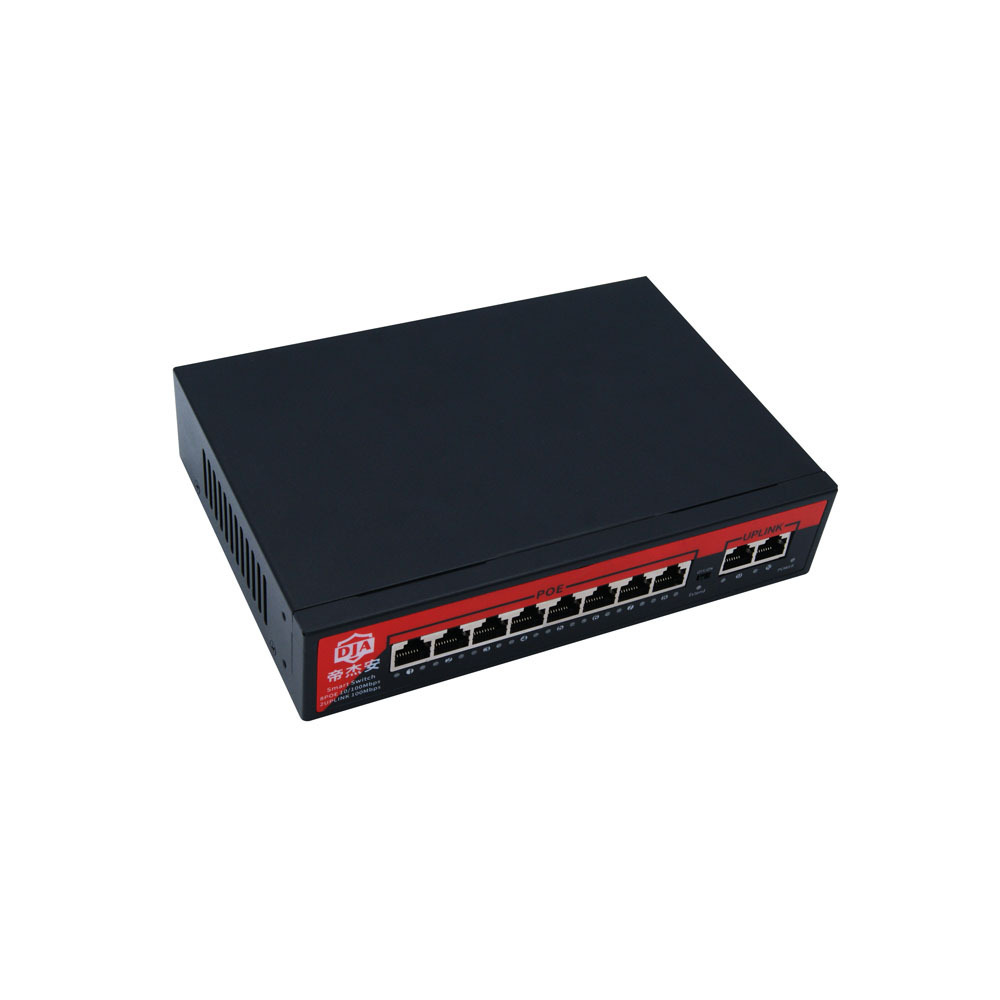 New  8 port network 48V active poe switch for Hikviision daahua IP cameras